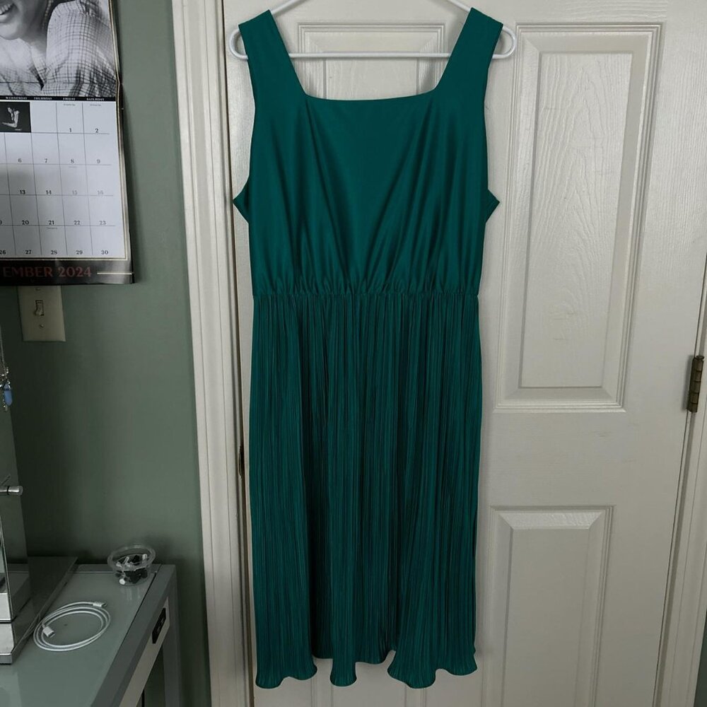 80s Teal Dress